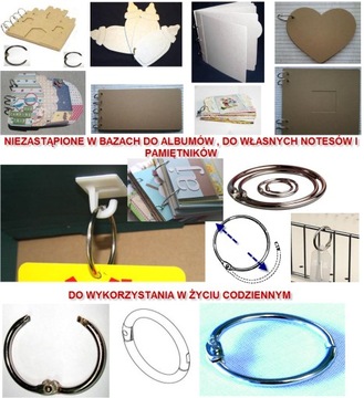 METALOWE KÓŁKA SPINAJĄCE - ŚREDNICA 14 MM