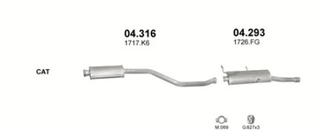 фото thumb №1, Гасник citroen середній xsara 2,0hdi