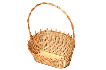 Подарочная корзина плетеная FLOWER BASKET, средняя