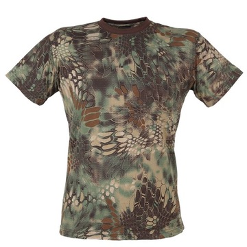 ФУТБОЛКА МУЖСКАЯ ПОД УНИФОРМУ, ХЛОПОК TEXAR CAMOUFLAGE GREEN SNAKE XL