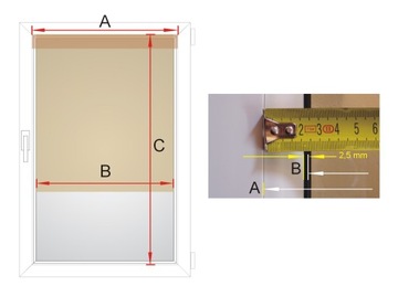 ВНУТРЕННИЕ КАССЕТНЫЕ РОЛЬСТАВНИ AL, размеры 109x230 A