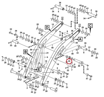 Сайлентблок переднего рычага VOLVO BL71 11883857