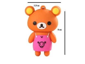 НАКОПИТЕЛЬ 8 ГБ 3.0 USB BEAR РОЗОВЫЙ RILAKKUMA