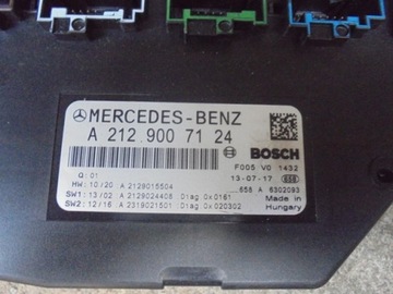 A2129007124 МОДУЛЬ SAM BSI MERCEDES W212 E