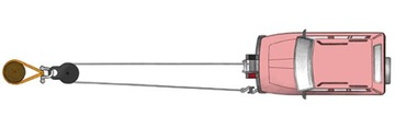 8T BLOCK, 8T BLOCK УВЕЛИЧИВАЕТ тягу лебедки в два раза