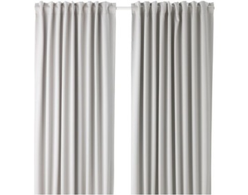IKEA MAJGULL Плотные шторы 145х300 светло-серые