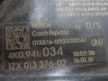 фото thumb №5, Лампа лампи audi a6 4k0 led 4k0941034 4k0941033b