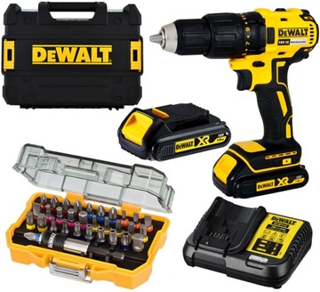 БЕСЩЕТОЧНАЯ отвертка 18В DCD777S2T DeWalt 32шт.