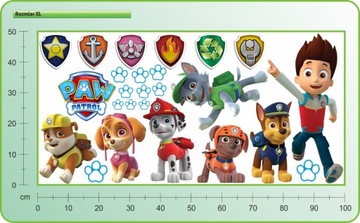 НАСТЕННЫЕ НАКЛЕЙКИ PAW PATROL Paw XL