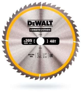 Пильный диск циркулярный по дереву 305x30mmx48z Dewalt