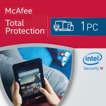 McAfee Total Protection PL 1 УСТРОЙСТВО 1 ГОД