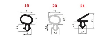 ROPLASTO S-1019 Уплотнитель оконный