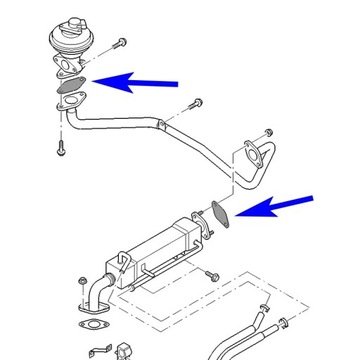 Заглушка EGR Ford Ranger Mazda BT-50 2.5 3.0 TDCi