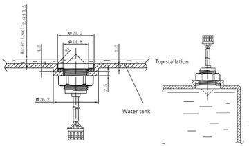 Оптический датчик уровня FS-IR02 (150 см)