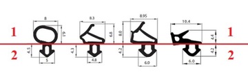 Уплотнитель оконный уплотнитель s-1127 A