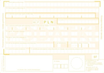 476-5M Podatki Polecenie Przelewu Wpłata Gotówki
