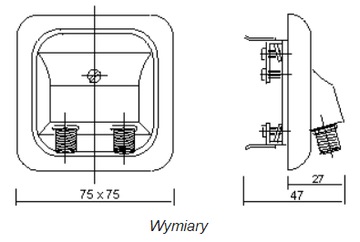 СПУТНИКОВАЯ/DVB-T розетка GIS-F1-2/P скрытого монтажа