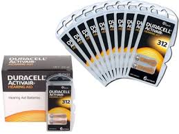 30 батареек DURACELL ДЛЯ СЛУХОВЫХ АППАРАТОВ 312 PR