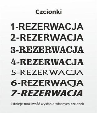 ИНФОРМАЦИОННАЯ ДОСКА ДЛЯ БРОНИРОВАНИЯ СТОЛИКА - ГРАВИРОВКА