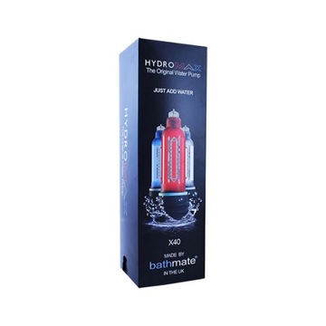 BATHMATE X40 transparent HYDROMAX9 NOWA SERIA