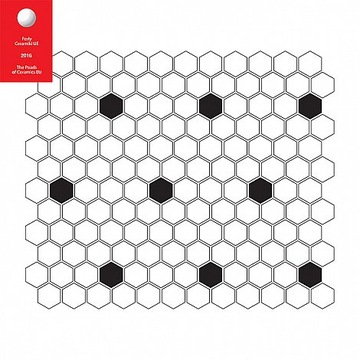 Мозаика DUNIN MOSAICS MINI HEXAGON B&W SPOT