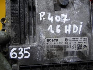 фото thumb №6, Бортовий комп'ютер двигуна peugeot 407 1.6 hdi 9658274680