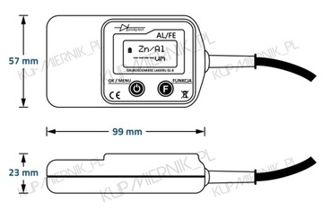 Тестер толщины краски Prodig-Tech GL-8s