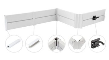 ZAKOŃCZENIE do Cokołu Cokół Meblowy Kuchenny 150mm INOX
