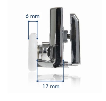 Ролик-ролик для душевых кабин, нижний D67, верхний G67, 25мм