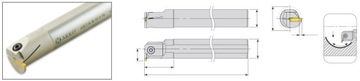 AKKO AIKT K-R 20 4 T7 Нож с крюком MGMN 400 пластина