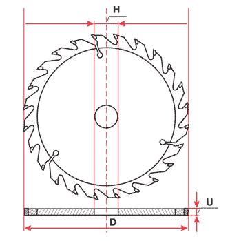 ПИЛА ПО ДЕРЕВУ WIDIA I-C 180/32-30-25,4 T30