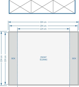 ЭКСПРЕСС Эксклюзивная СТЕНА 224x224см