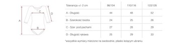 БАЛЕТНОЕ БОДИ 3/4 ДЛЯ БАЛЕТНОЙ РИТМИКИ X1 CC 122/128