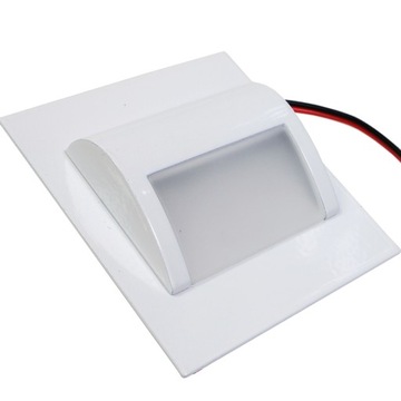 Oprawa schodowa Biała led 1,5W zimna 12V DC BERYL