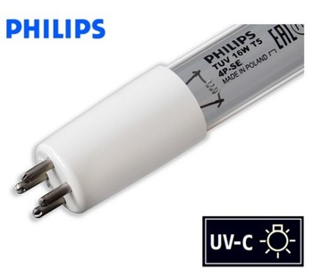 Promiennik dezynfekcja PHILIPS TUV T5 16W 4P UV-C