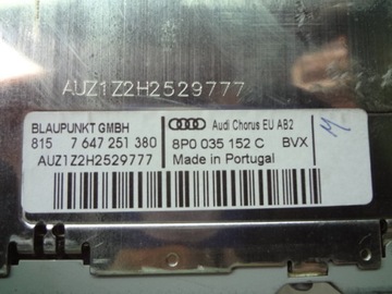 фото thumb №3, Audi a3 8p lift 08-12r радіо cd chorus