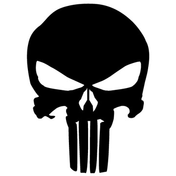 Наклейка на автомобиль PUNISHER SKULL JDM CULT