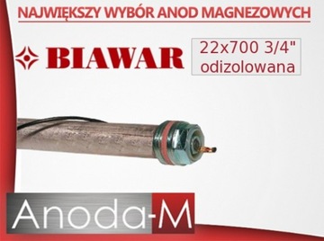 Анод магниевый 22х700 3/4 Biawar Quattro W-E