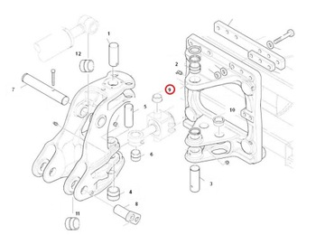 KOMATSU ПОВОРОТНАЯ ФИКСИРУЮЩАЯ ВТУЛКА 50x60x40 KALISZ