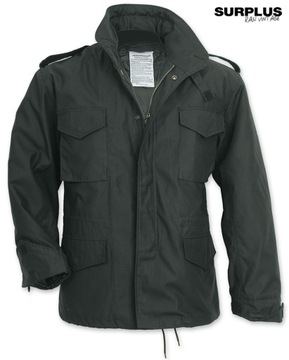 КУРТКА SURPLUS Military M65 ПОДКЛАДКА 2в1 ЧЕРНАЯ M