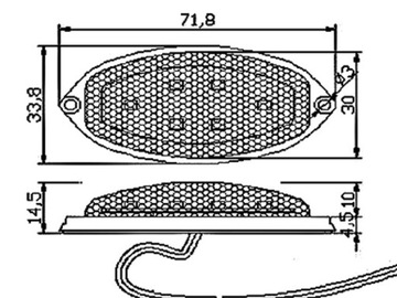 Светодиодный фонарь салона, вещевого отделения, багажника TUNING 12V 24V