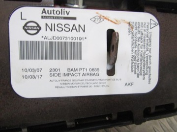 ПОДУШКА СИДЕНИЯ ЛЕВАЯ NISSAN QASHQAI 09R