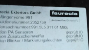 фото thumb №6, Porsche 991 911 carrera бампер перед оригинал