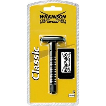 WILKINSON Classic Бритвенный станок + 5 бритвенных лезвий