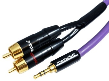 KABEL JACK 3.5 - 2RCA CINCH MELODIKA MDMJ2R15 1.5m