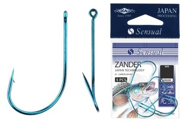 Крючки Mikado Sensual Zander 1 BL Live Zander