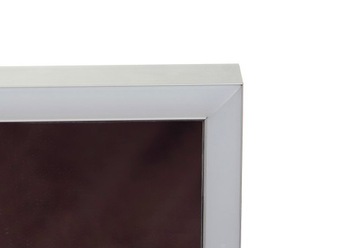 LED ЗЕРКАЛО 40х60 в АЛЮМИНИЕВОЙ РАМКЕ с выключателем
