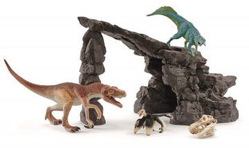 SCHLEICH Dinosaurs 41461 Динозавры с ямой