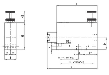 Регулятор расхода VPR3 3/8