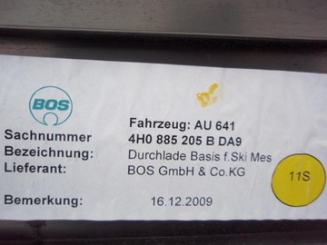 фото thumb №5, Ap бардачок аптечки первой помощи туннель 4h0885205b audi a8 d4 4h